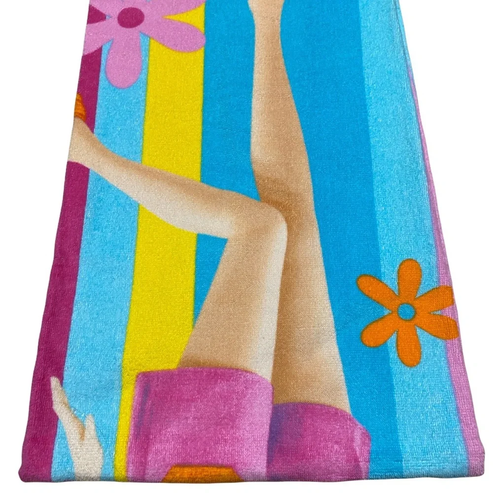 Mattel Barbie Beach Towel 30 X 60 NWT VINTAGE 2002